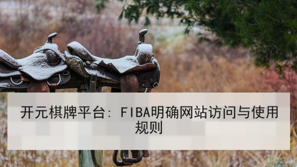 开元棋牌平台: FIBA明确网站访问与使用规则